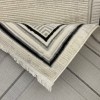 سجاد تركي اطار برواز فيكتوريا 41604A كريم اسود مقاس 250*350