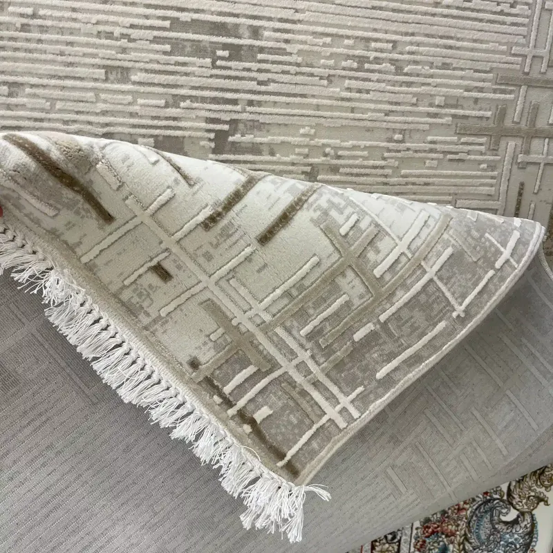 سجاد تركي فوج 36232A كريم بيج مقاس 300*400 - سجاد مودرن