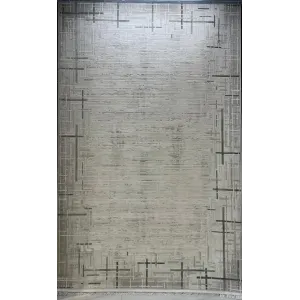 سجاد تركي فوج 36232A كريم رصاصي مقاس 300*400