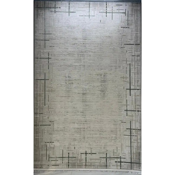 سجاد تركي فوج 36232A كريم رصاصي مقاس 250*350