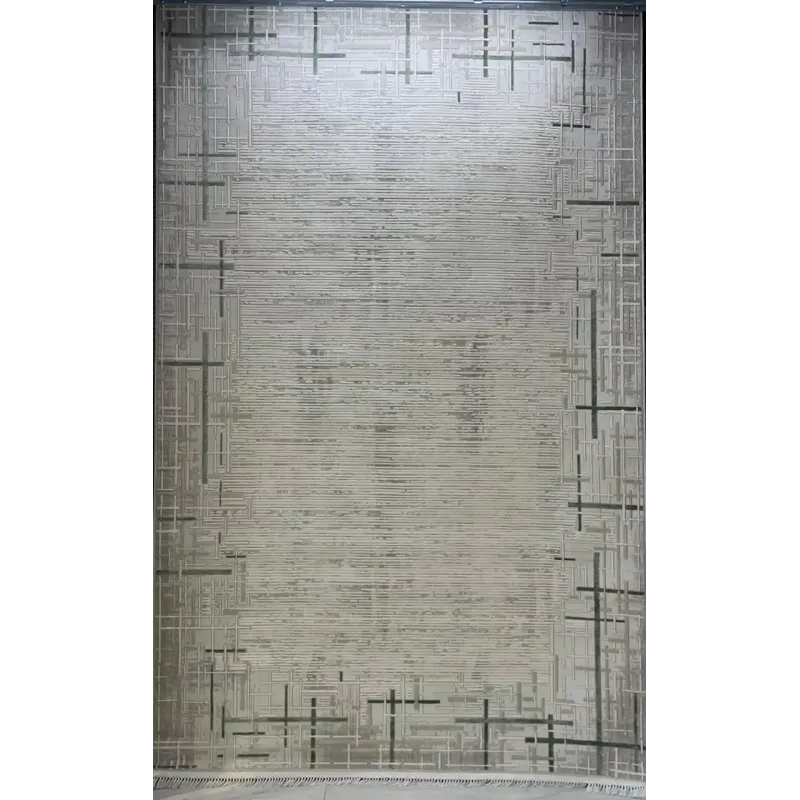 سجاد تركي فوج 36232A كريم اخضر مقاس 50*80 - سجاد مودرن
