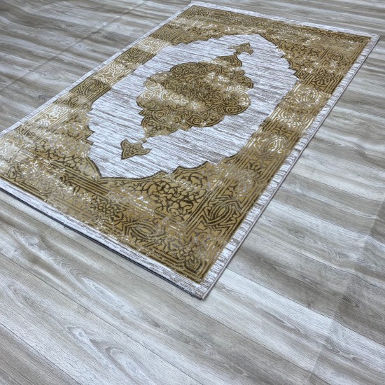 Bulgarian Lilium Carpet 1936 Cream Gold 100*300