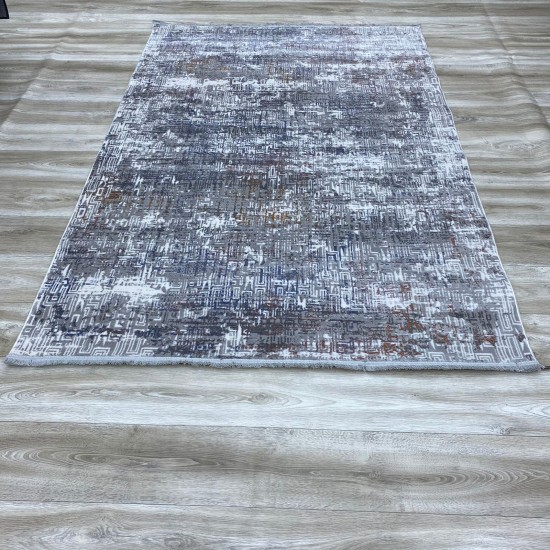 Bulgarian Millennium Carpets 9609 White Dark Gray 100*300