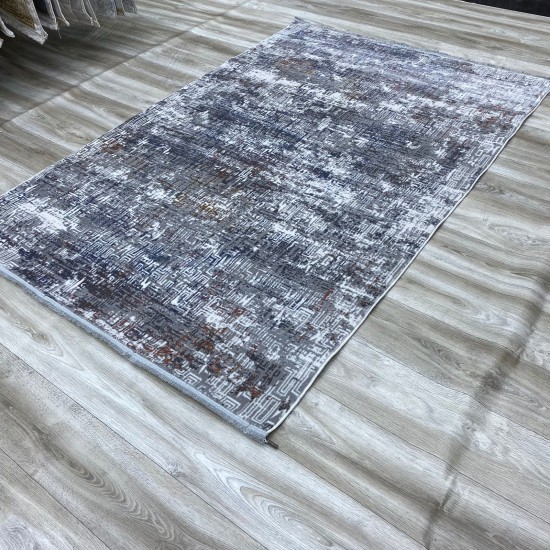 Bulgarian Millennium Carpets 9609 White Dark Gray 100*300