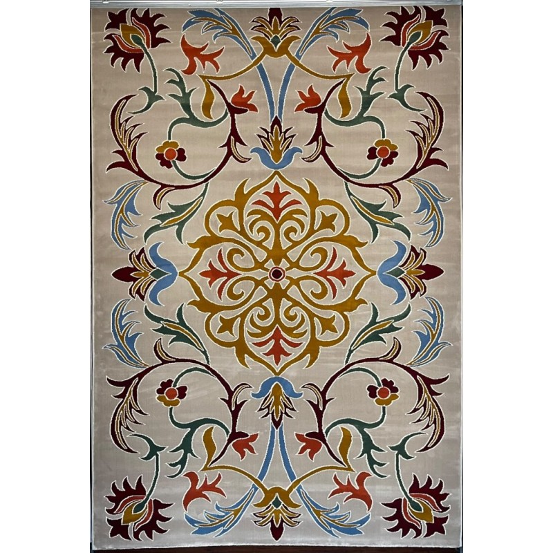 سجاد تركي سوبر الماني F498A بيج مقاس 100*400