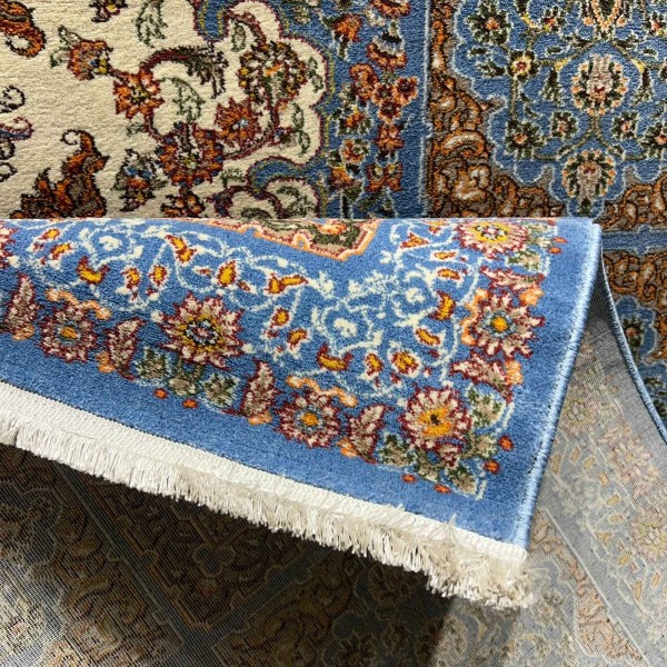 سجاد كرمان تركي HW47A سماوي مقاس 80*150