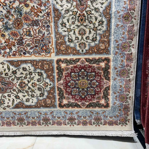 سجاد كرمان تركي HW47A كريم مقاس 100*200