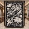 LORIN Turkish Rug Korean Design A404A gray - 100x200 cm Entrance rug