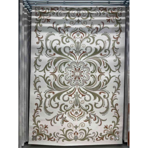 Turkish VELOURA Rug A454A Sky GREEN Size 100*300