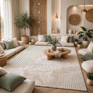 سجاد مودرن انتيك تركي N0628C اخضر مقاس 100*300