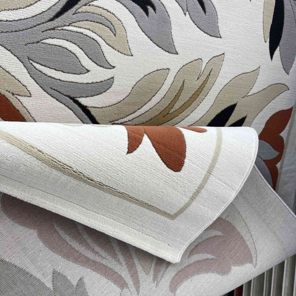 Turkish rug ANATOLIA French pattern D0034 WHITE COKME size 250*350