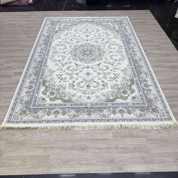 سجاد ايراني عجمي لون كريم مقاس 200*300