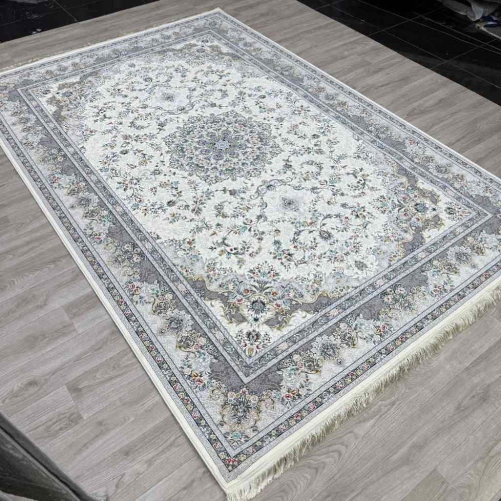 سجاد ايراني عجمي لون كريم مقاس 200*300