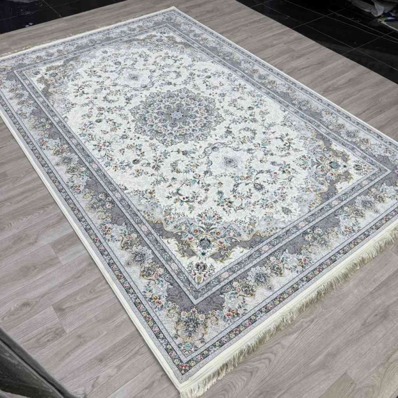 سجاد ايراني عجمي لون كريم مقاس 250*350