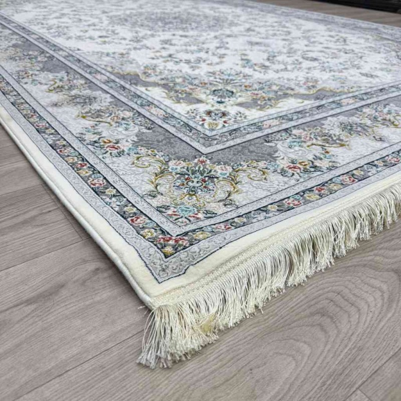 سجاد ايراني عجمي لون كريم مقاس 250*350