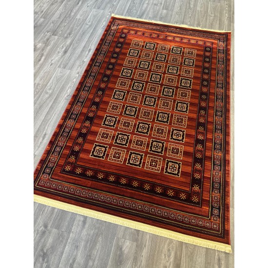 Turkish Bukhara carpet p0822 red size 100*300