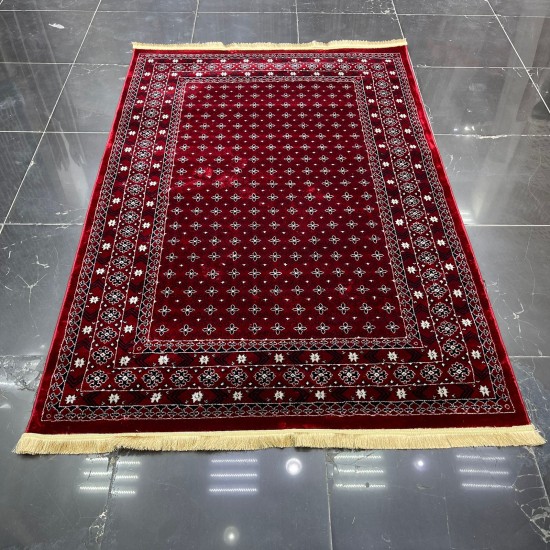 Turkish Bukhara carpet 0608 red size 80*150