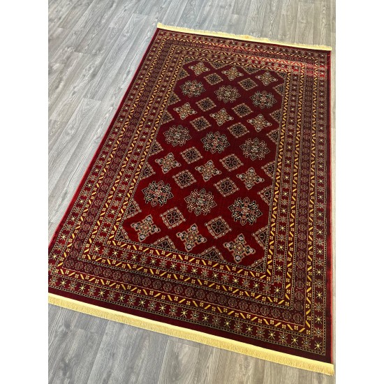 سجاد بخارى تركي C389A احمر مقاس 150*220