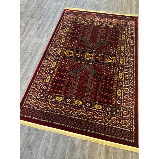 سجاد بخارى تركي P1138 احمر مقاس 100*300