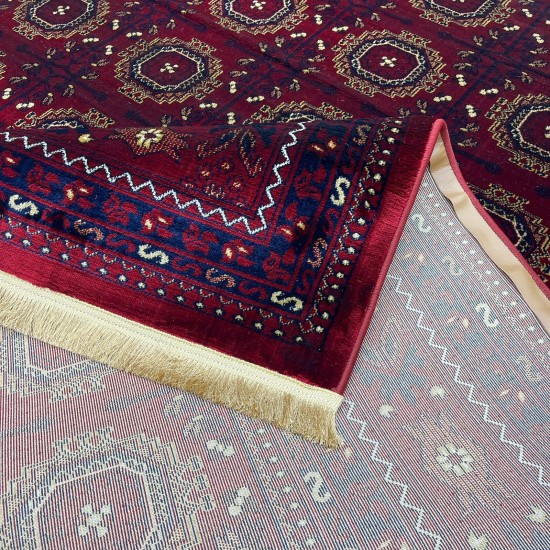 سجاد بخارى تركي P0855 احمر مقاس 150*220