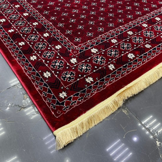 Turkish Bukhara carpet 0608 red size 80*150