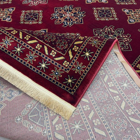 Turkish Bukhara carpet p0822 red size 400*500