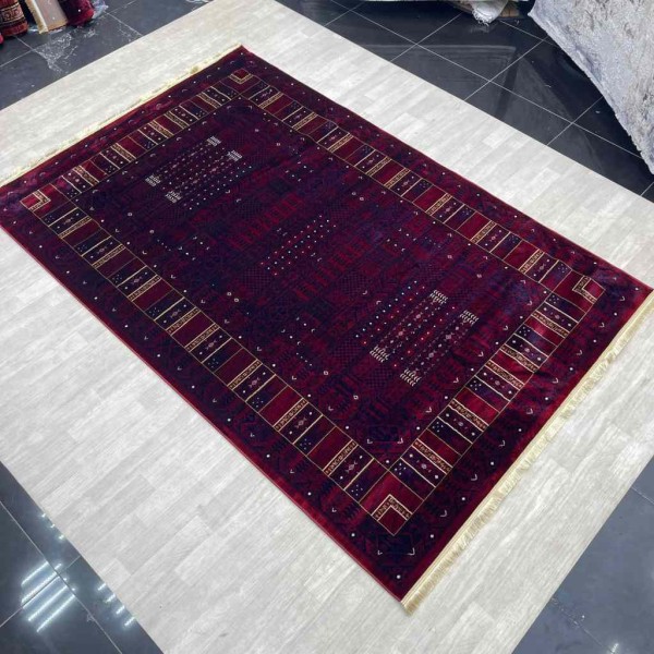 Turkish Bukhara carpet p1056 red size 80*150