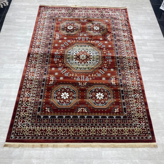 Turkish Bukhara carpet p1137 red size 300*400