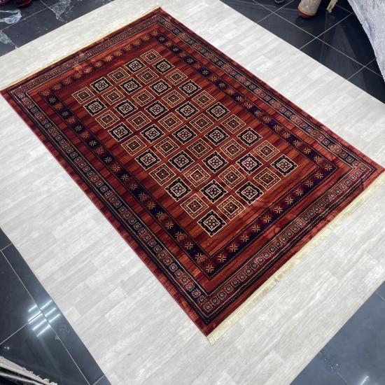 Turkish Bukhara carpet p1140 red size 400*500