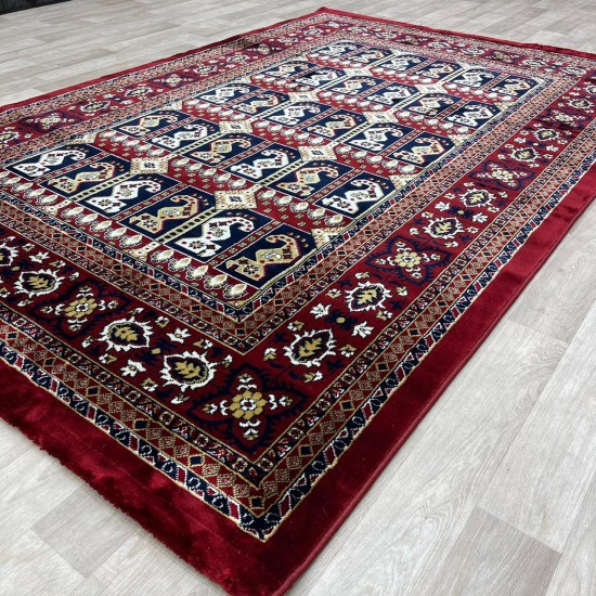 Turkish Bukhara carpet p0821 red size 100*200