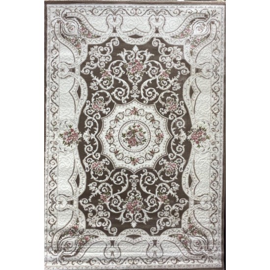 Turkish Carpet Diamant Cashmere S021A Dark beige