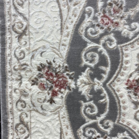 Turkish Carpet Diamant Cashmere S021A grey