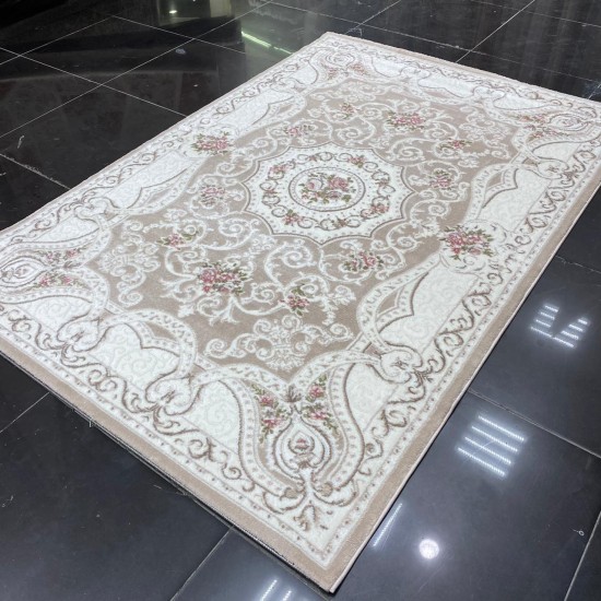 Turkish Carpet Diamant Cashmere S021A Dark beige