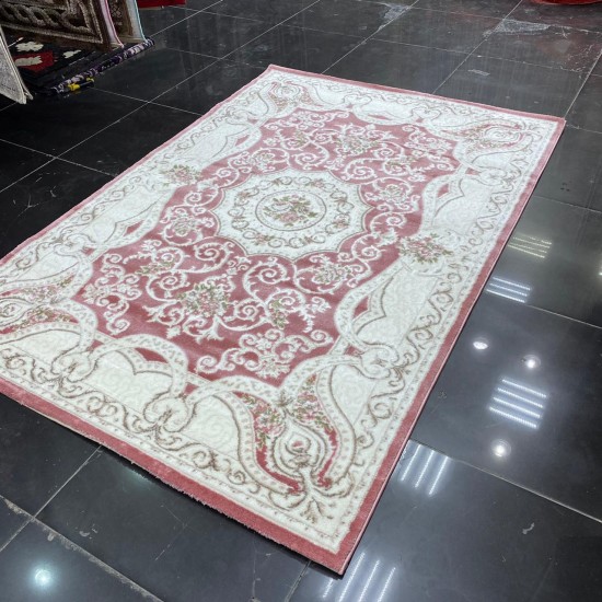 Turkish Carpet Diamant Cashmere S021A pink