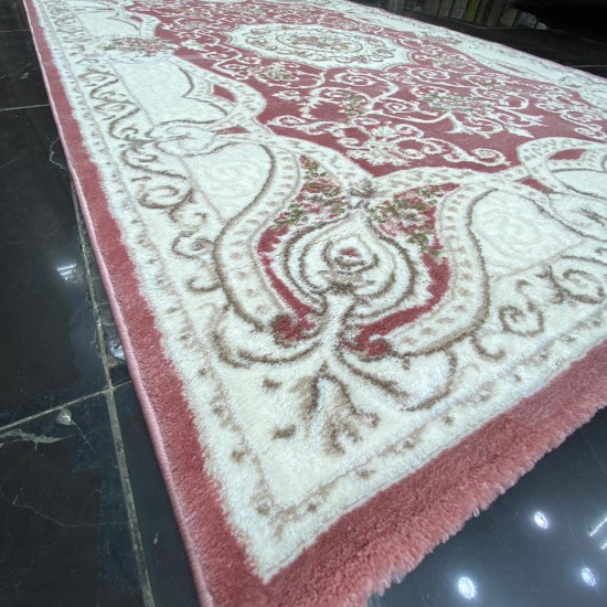 Turkish Carpet Diamant Cashmere S021A pink