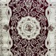 Turkish Carpet Diamant Cashmere S021A Burgundy Red