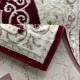 Turkish Carpet Diamant Cashmere S021A Burgundy Red