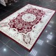 Turkish Carpet Diamant Cashmere S021A Burgundy Red