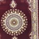 Turkish carpet diamond red burgundy