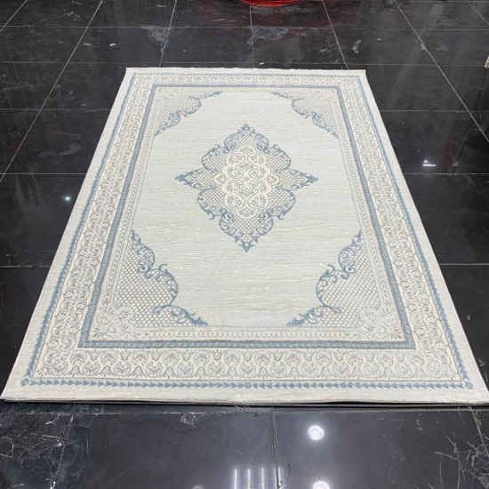 Turkish carpets obera basic 1820 ivory blue