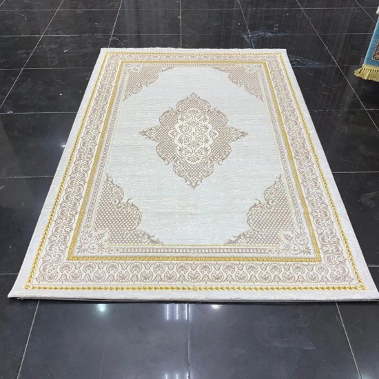 Turkish carpets obera basic 1820 ivory brouwn