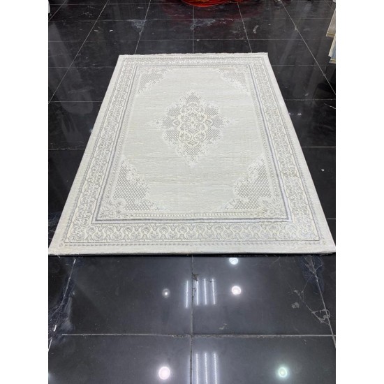 Turkish carpets obera basic 1820 ivory gray poly