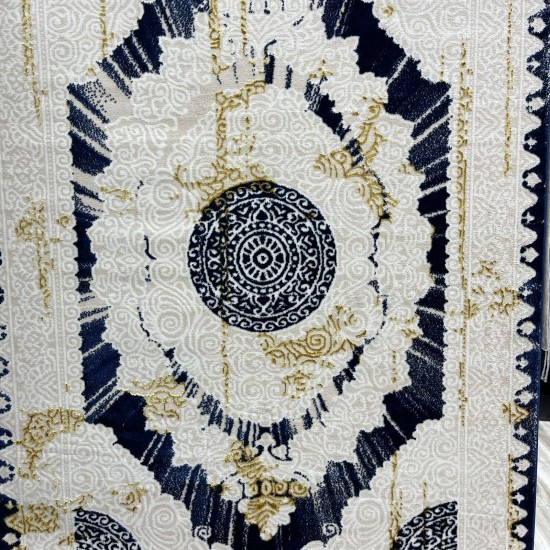 Petra 0064B blue carpet size 400*500