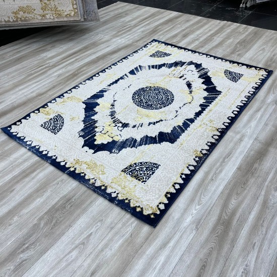 Petra 0064B blue carpet size 250*350