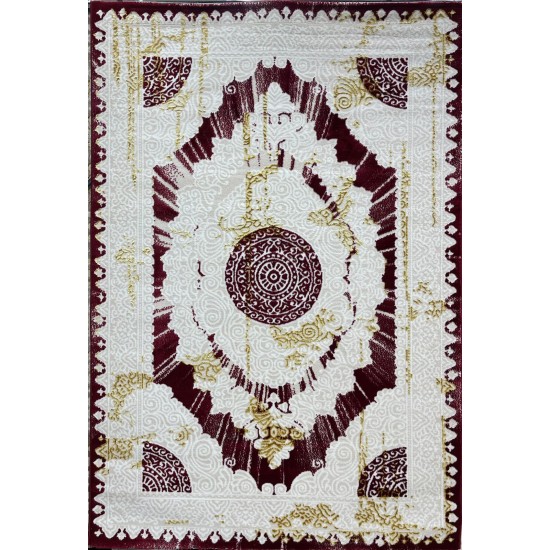 Petra 0064B Burgundy carpet size 50*80