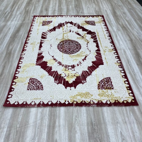 Petra 0064B Burgundy carpet size 80*150