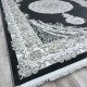 Turkish Silk Handa carpet P964C gray size 400*600