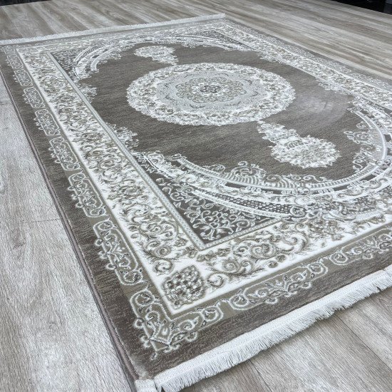 Turkish Silk Handa carpet P964C vison size 400*600