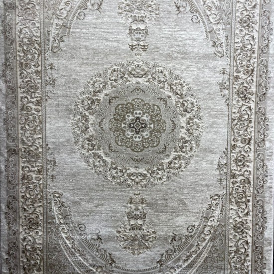 Turkish Silk Handa Carpet P964C Cream Cream size 300*400