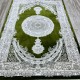 Turkish Silk Handa carpet P964C green size 400*600